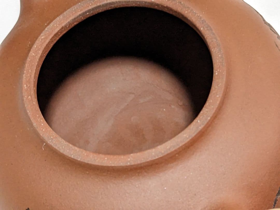 ♦中国 朱泥 紫泥 紫砂 茶壺 タタラ造り コレクション 骨董品 アンティーク