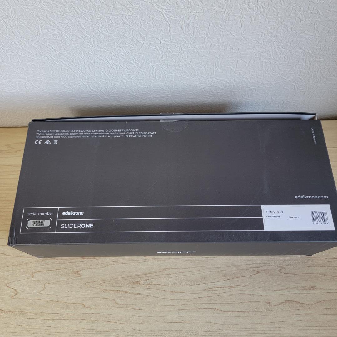 【美品】edelkrone SliderONE v3 バッテリーセット付