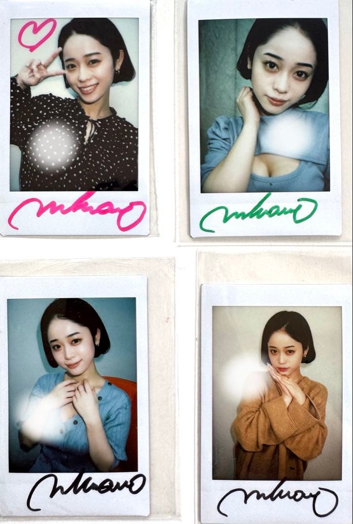 MINAMOサイン有りチェキ4枚セット①