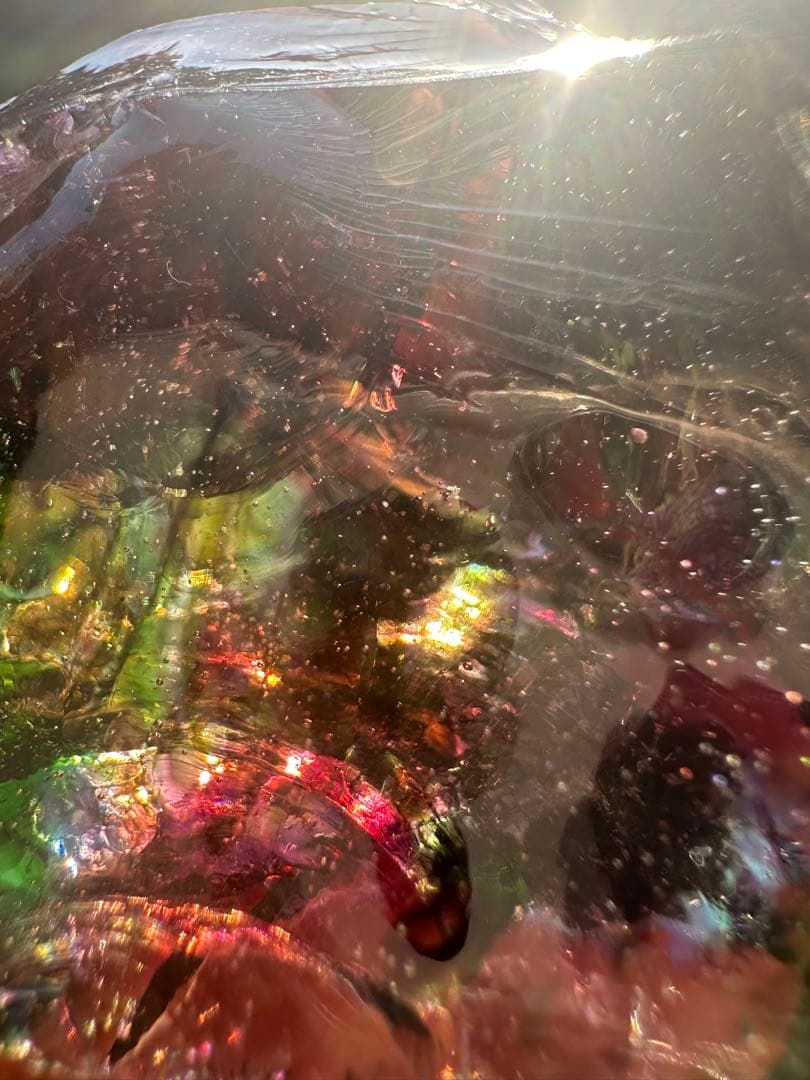 1点物レインボーアンダラクリスタル西ジャワ島マルチカラー高次元ヒーリング瞑想覚醒