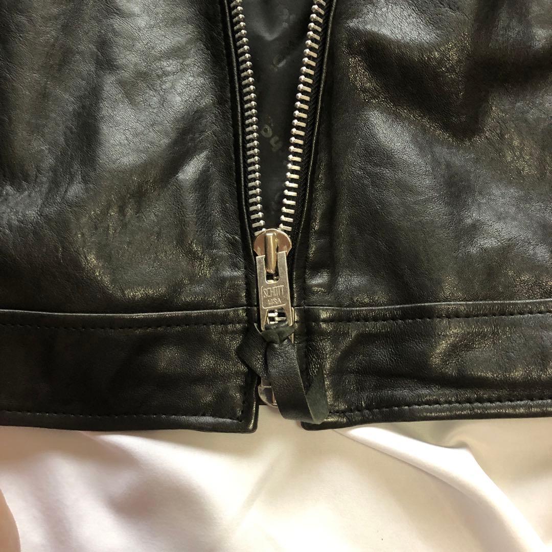 ショット　Schott 革ジャン　メンズ　シングル　 Sサイズ　3181076