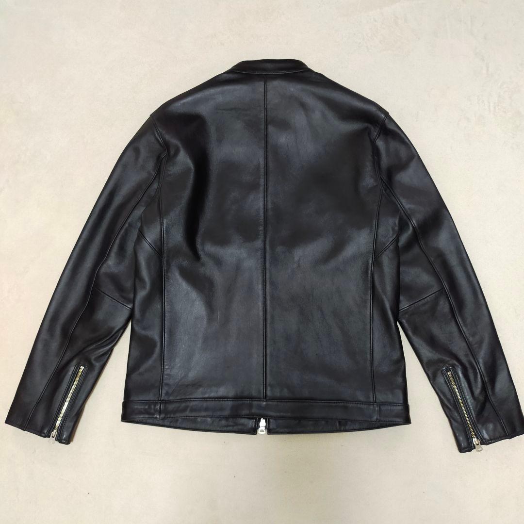 美品　XLサイズ　JEANS FACTORY　シングルライダースジャケット