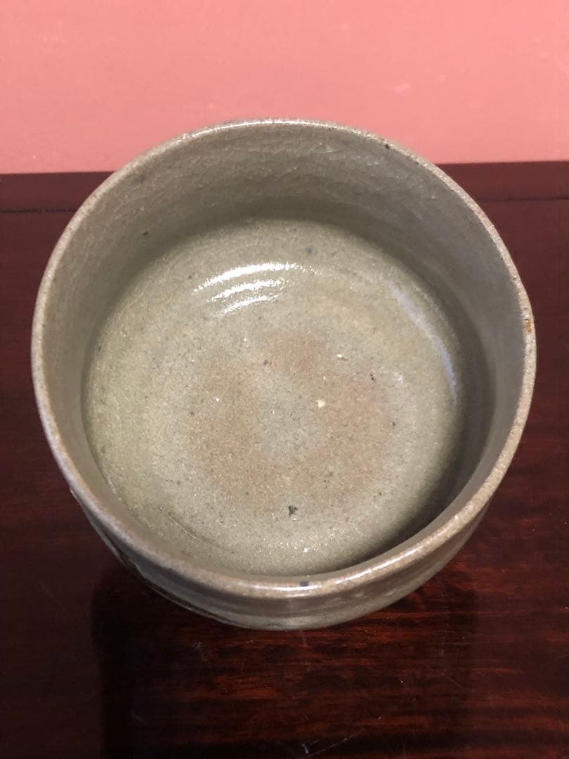 蔵にあった大振りの古い絵唐津茶碗