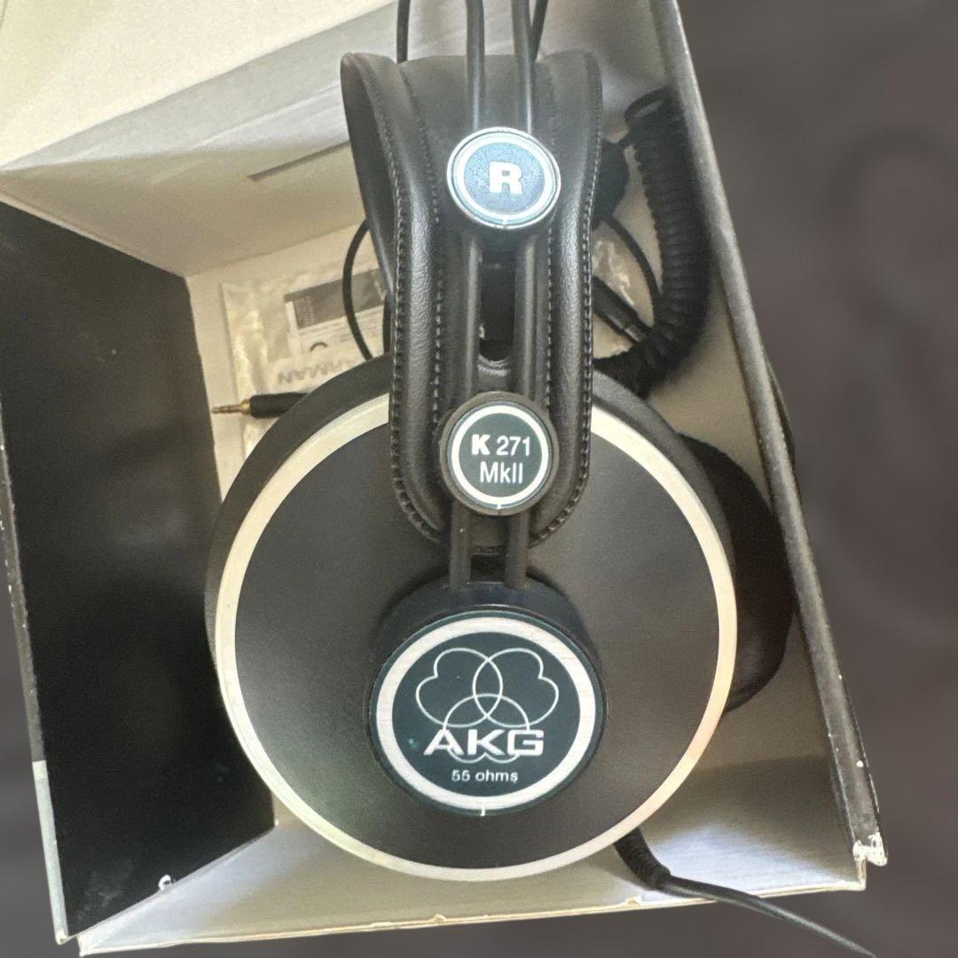 AKG K 271 MK II 2 有線ヘッドホン ブラック