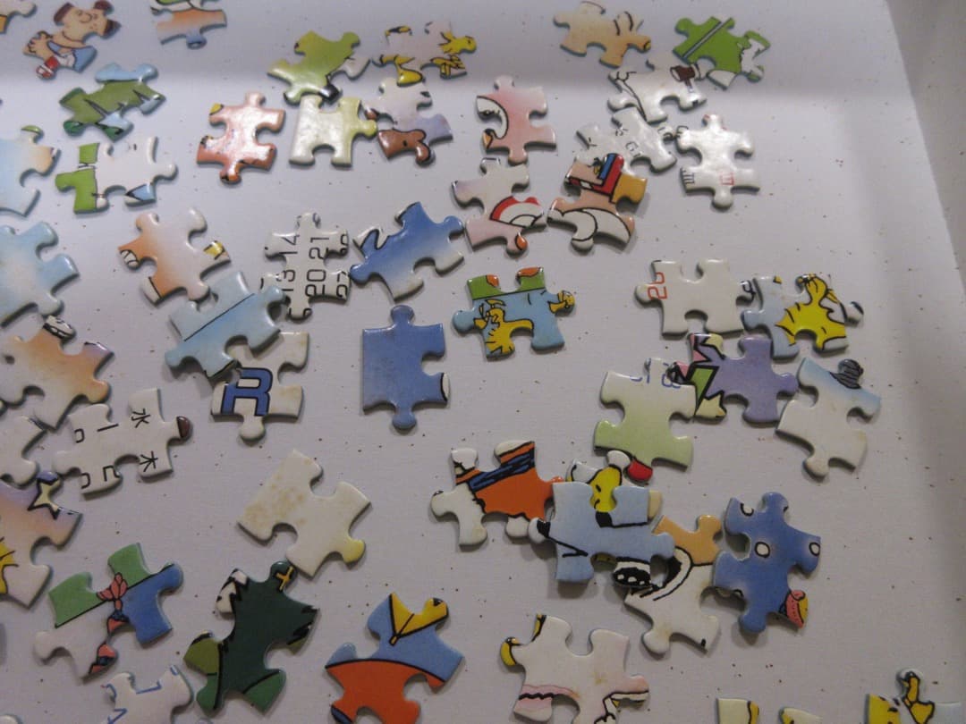 【中古品】スヌーピーカレンダージグソーパズル　1995年版 1000ピース