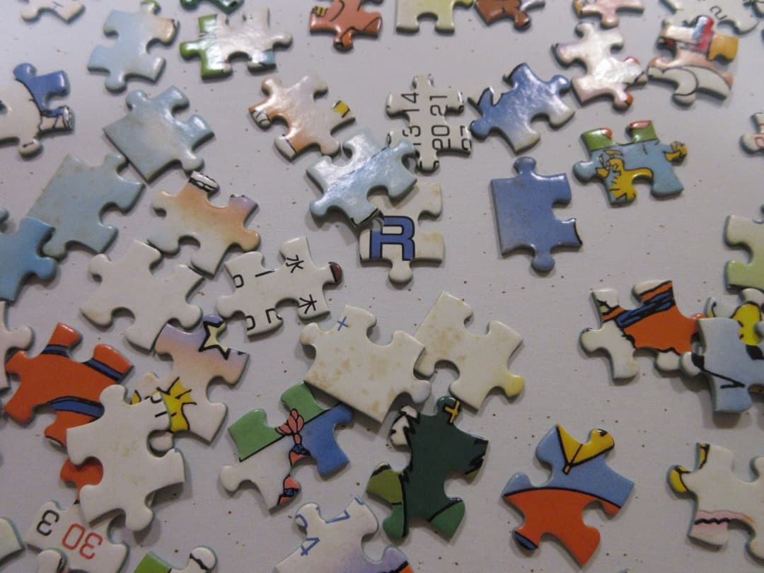 【中古品】スヌーピーカレンダージグソーパズル　1995年版 1000ピース