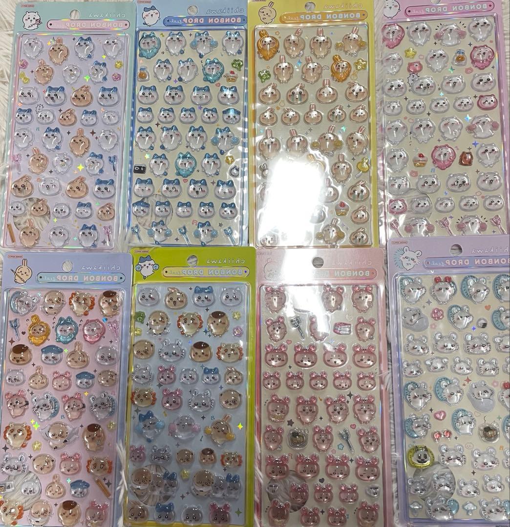 【正規品】ちいかわ　ボンボンドロップシール　コンプリート　第一弾　第二弾