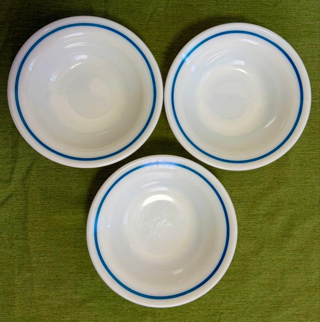 米軍 実物 PYREX ボウル 3枚 USN①