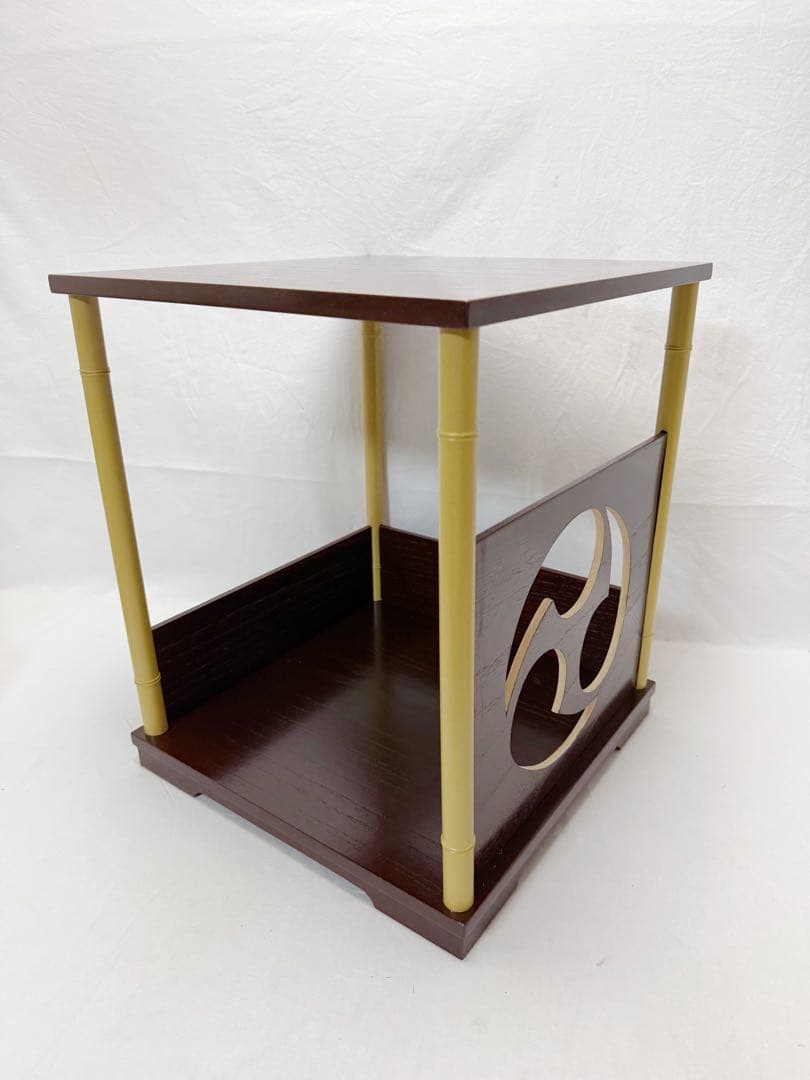 未使用 茶道具 小林幸斎作 巴棚 圓能斎好写 タナピタット付 元箱