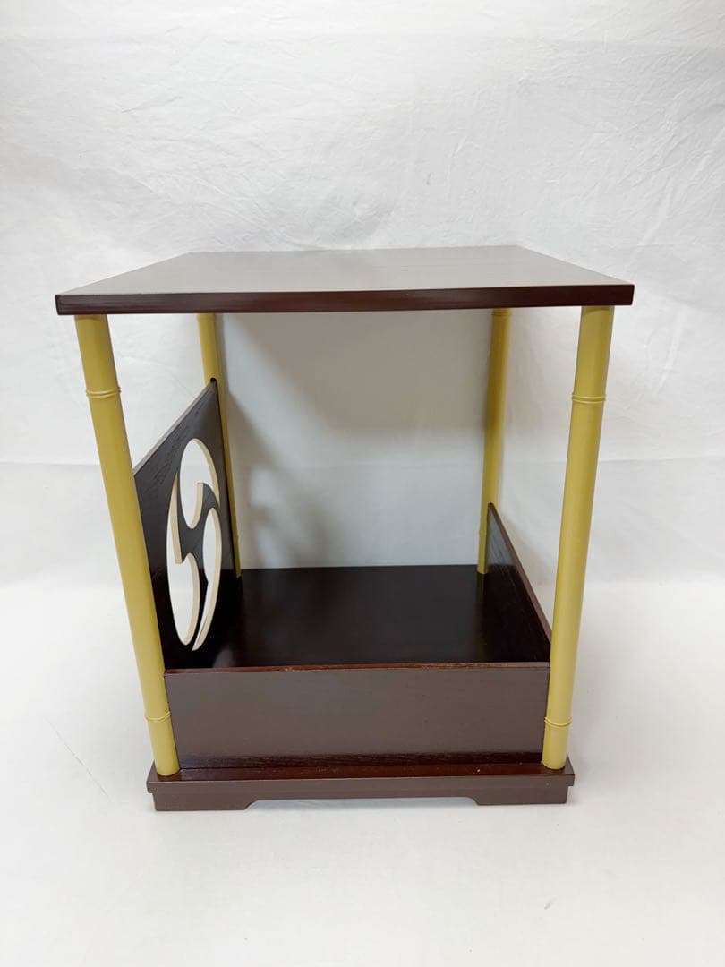 未使用 茶道具 小林幸斎作 巴棚 圓能斎好写 タナピタット付 元箱