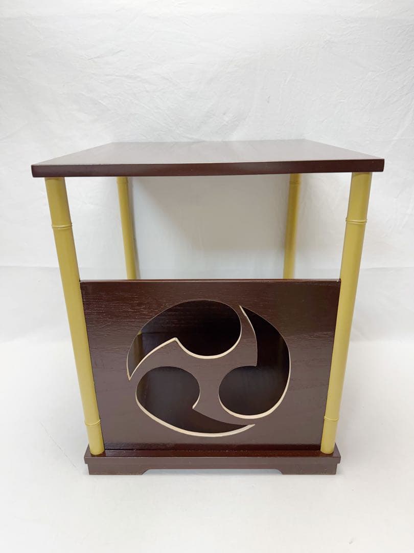 未使用 茶道具 小林幸斎作 巴棚 圓能斎好写 タナピタット付 元箱