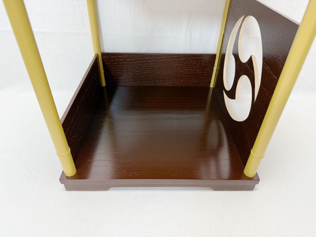 未使用 茶道具 小林幸斎作 巴棚 圓能斎好写 タナピタット付 元箱