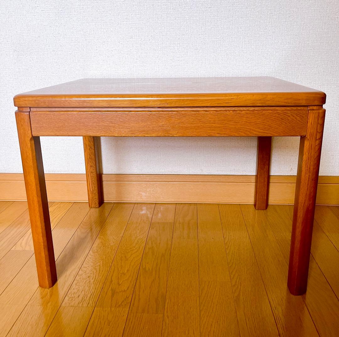 超希少 オールドカリモク サイドテーブル karimoku レトロ家具　②