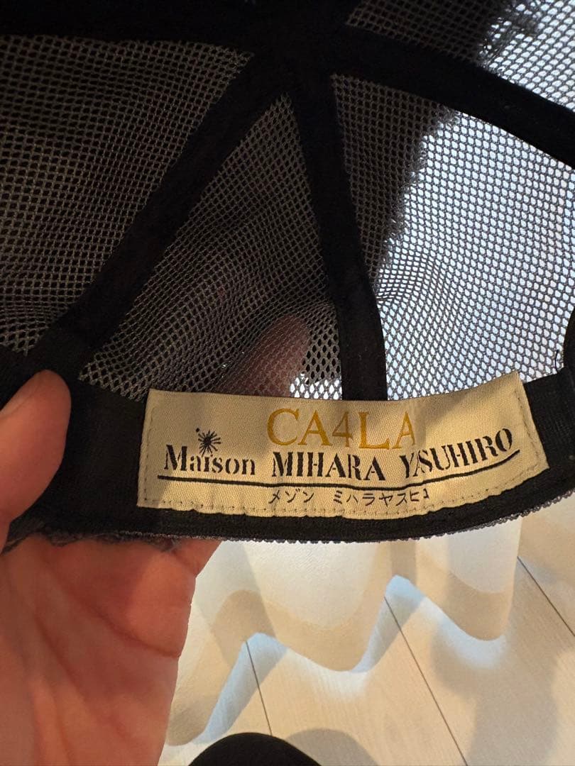 帽子 Crushed Detail Maison MIHARA YASUHIRO