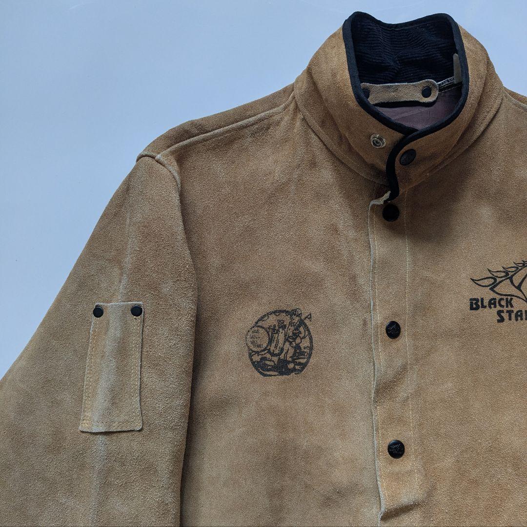 90s 00s ヴィンテージ 溶接工 ウェルダー スウェード ジャケット ワーク