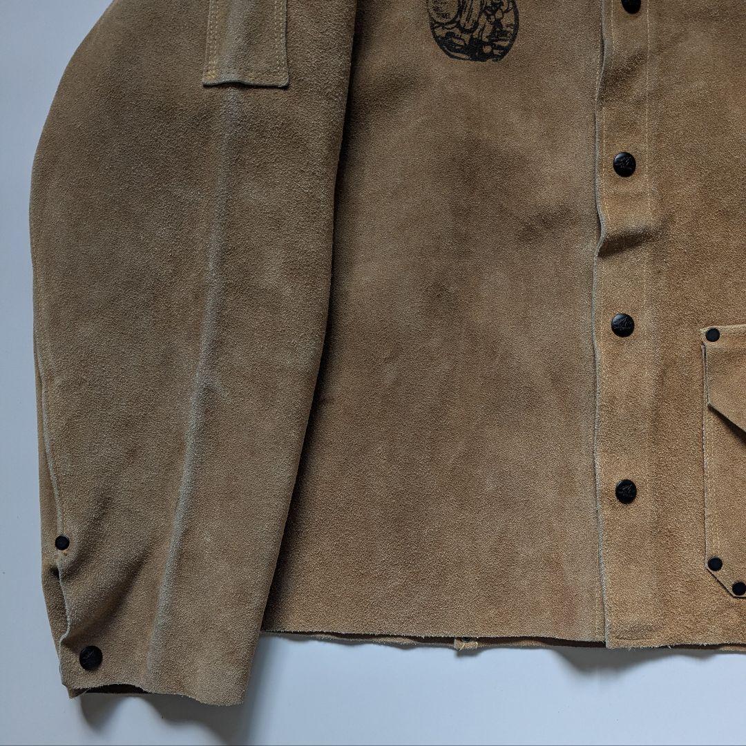 90s 00s ヴィンテージ 溶接工 ウェルダー スウェード ジャケット ワーク