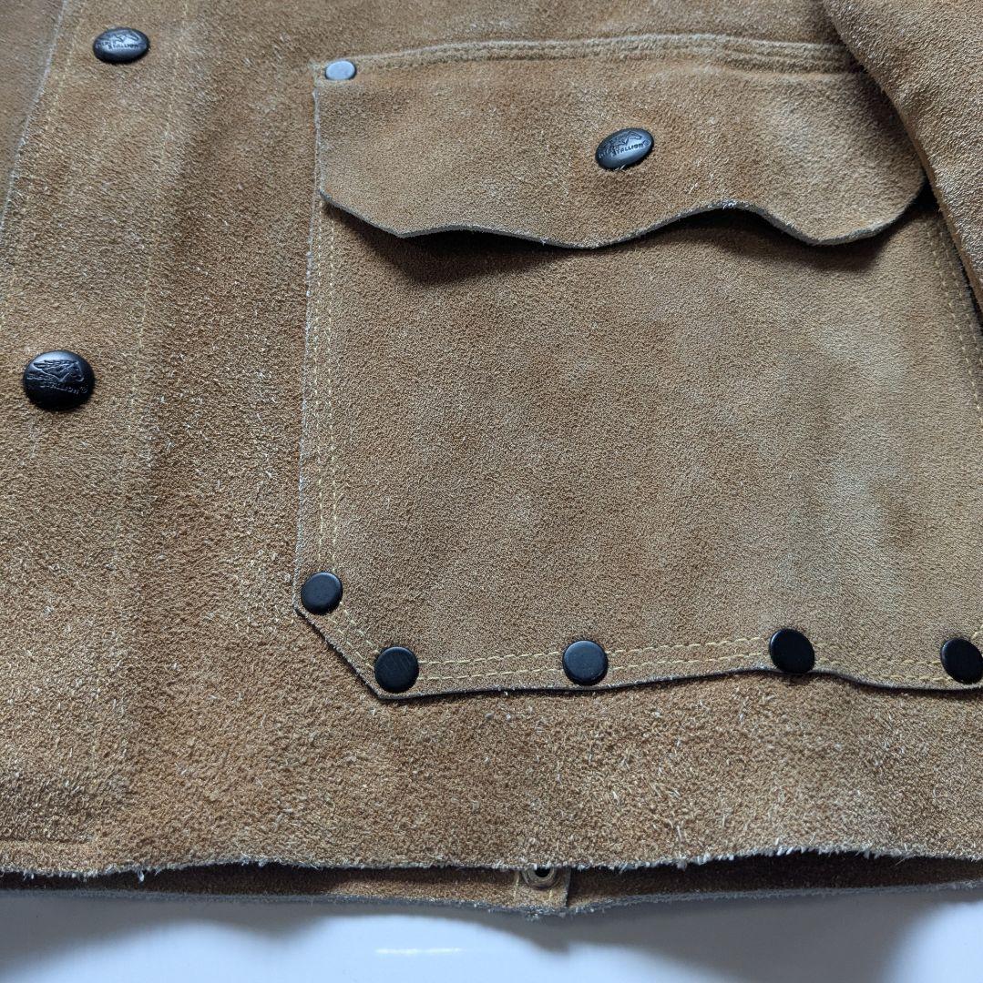 90s 00s ヴィンテージ 溶接工 ウェルダー スウェード ジャケット ワーク