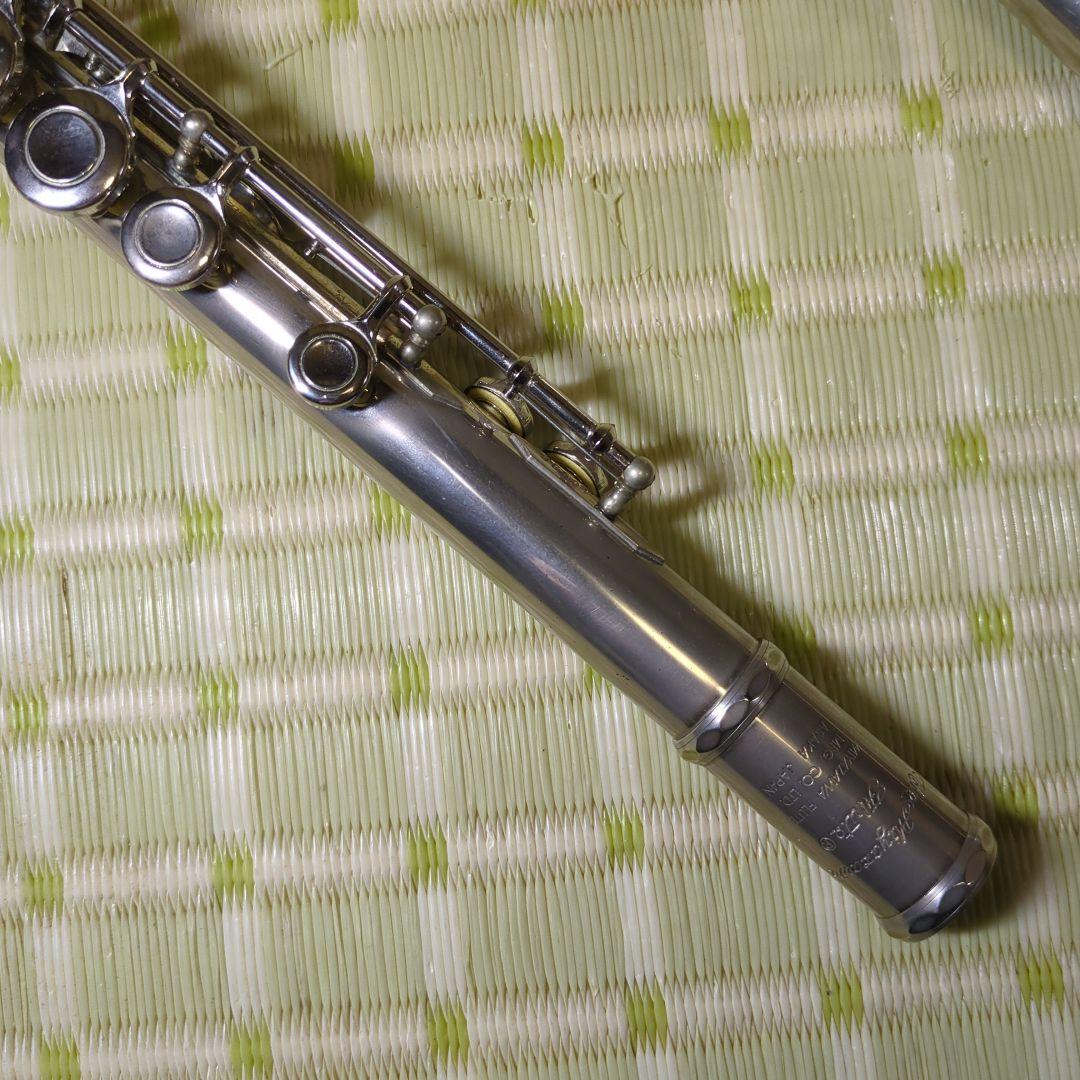 MIYAZAWA フルート リッププレート銀製 ケース、バッグ付き