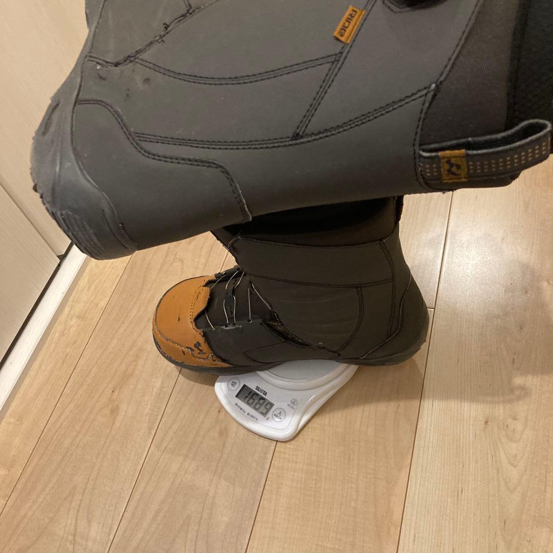 スノーボード　ブーツ　ダブルボアBoAライド　ラッソ28センチ軽量片方840g