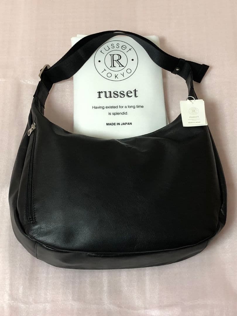 タグ付き新品未使用　ラシット　ソフトレザーラウンドビッグショルダー