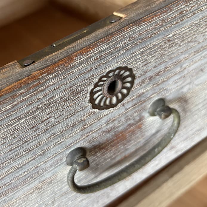 桐箪笥　桐の箪笥　箪笥　桐　三段重ね　鍵付き　昭和レトロ　大正ロマン　骨董品