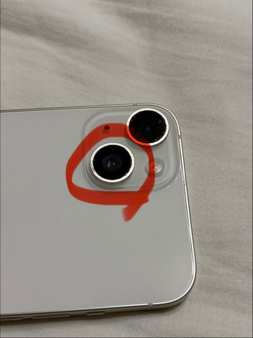 iPhone14 128GB 本体 外カメラ不良あり