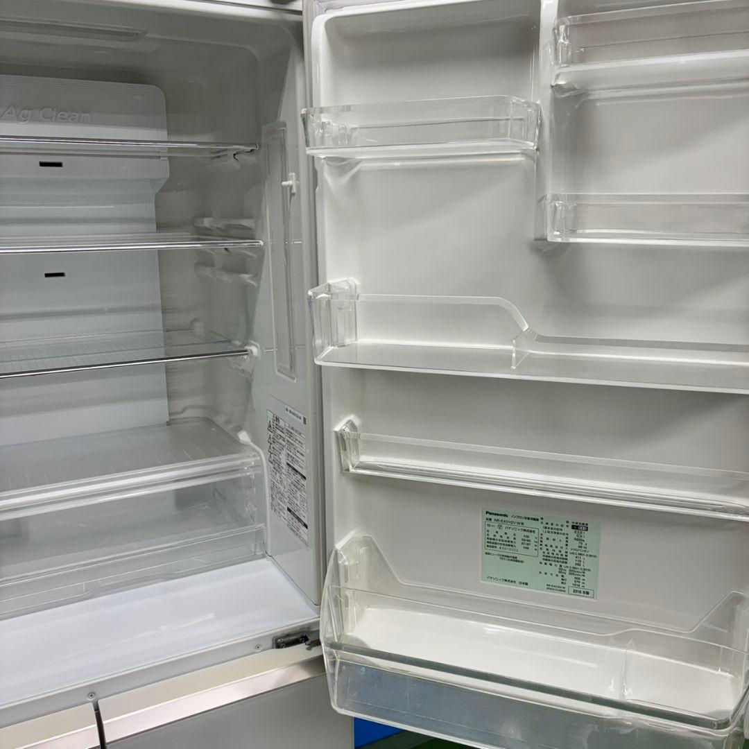 538 パナソニック　大型冷蔵庫　400L強　小型　家庭用　自動製氷　右開き