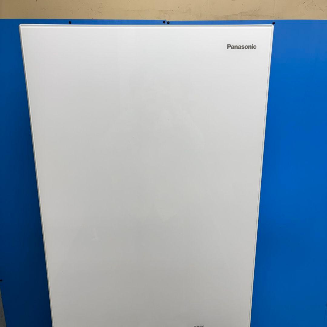 538 パナソニック　大型冷蔵庫　400L強　小型　家庭用　自動製氷　右開き