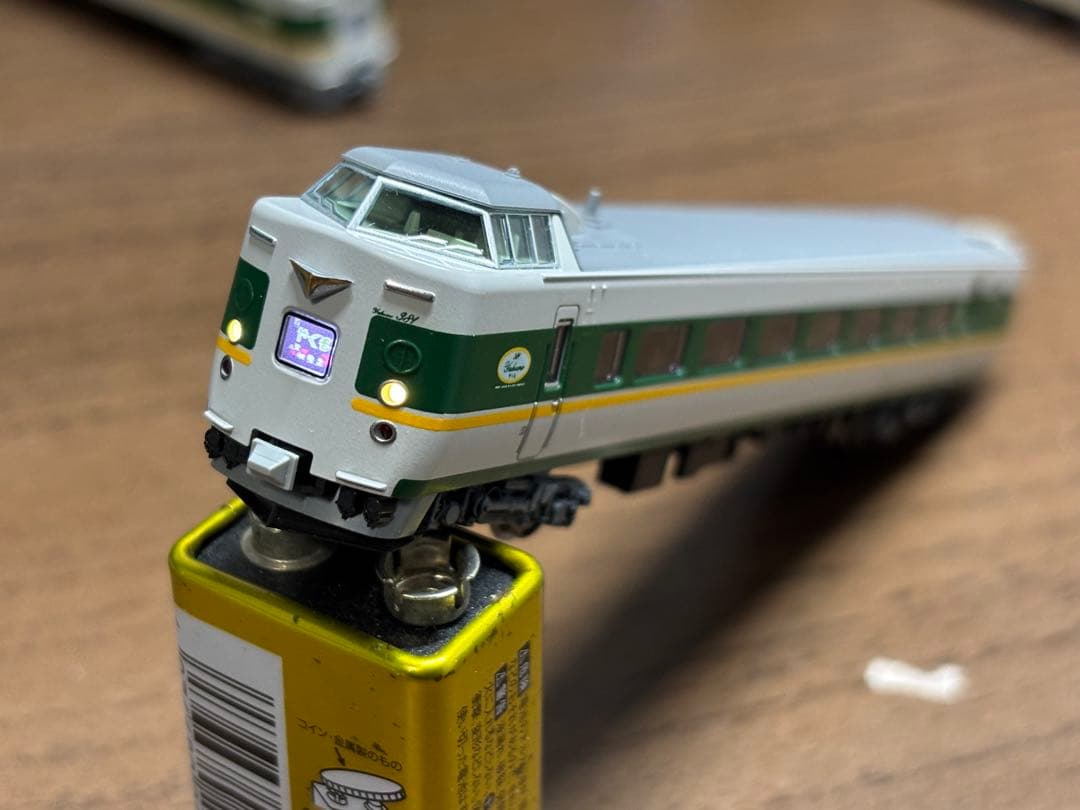 KATO 381系 やくも E3(緑やくも色)+J4 7両 加工品