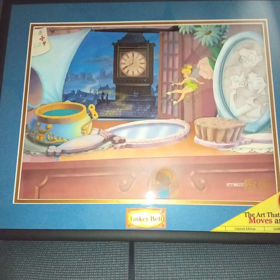 【激レア希少品】ティンカーベルANIMATIONS　絵画型ギミックアート