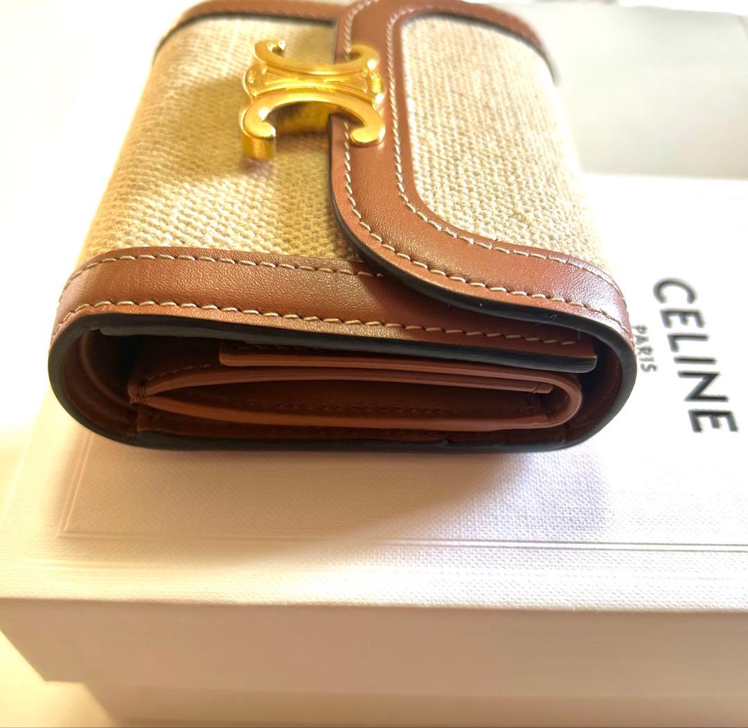 #nn# ＊美品＊CELINE トリオンフ 三つ折り財布