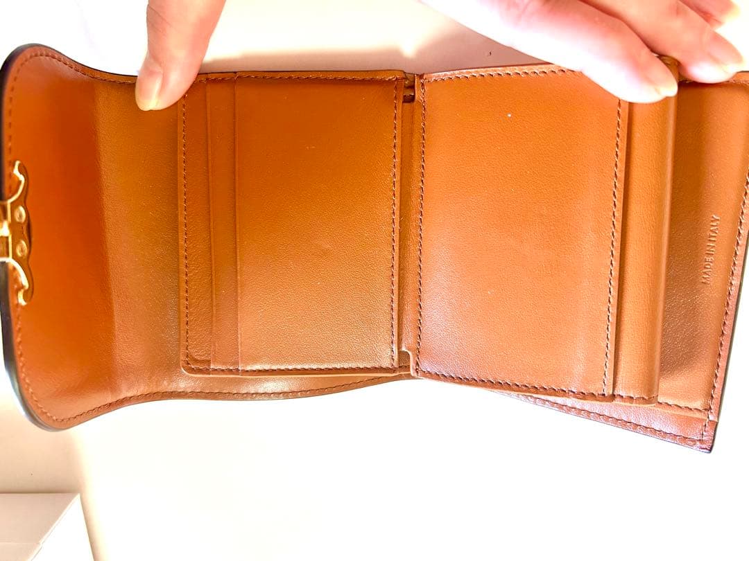 #nn# ＊美品＊CELINE トリオンフ 三つ折り財布