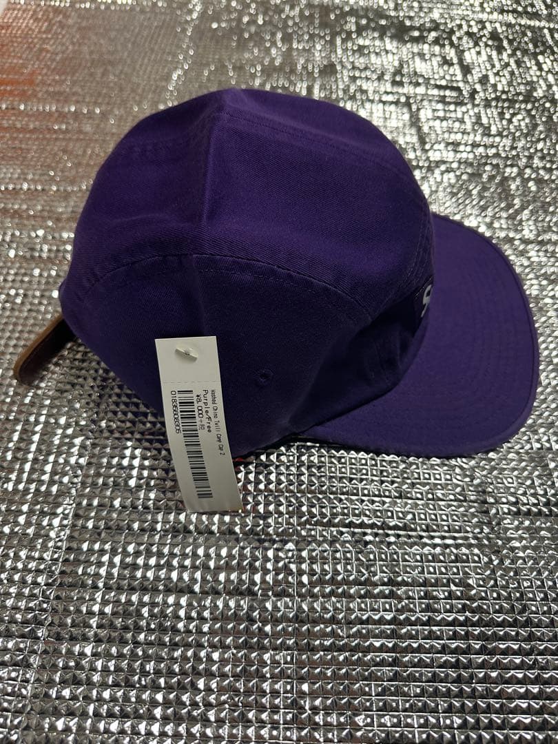 supreme washed chino twill camp cap 紫