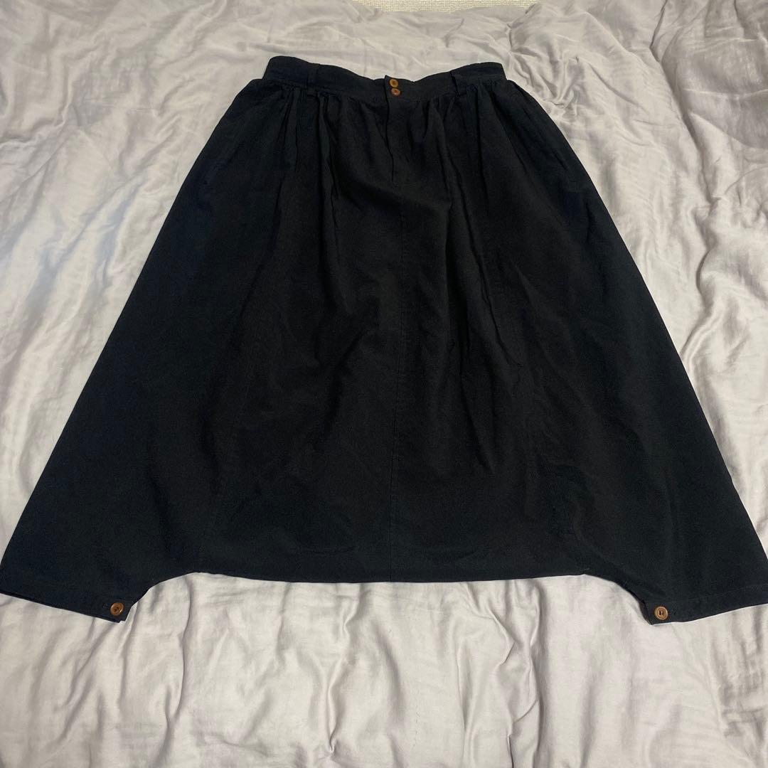 COMME des GARÇONS サルエルパンツ　ポリ縮