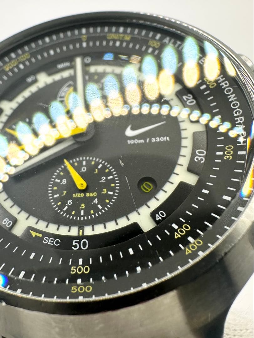 NIKE ナイキ ランス　アームストロング　WA0056 ブラック クォーツ