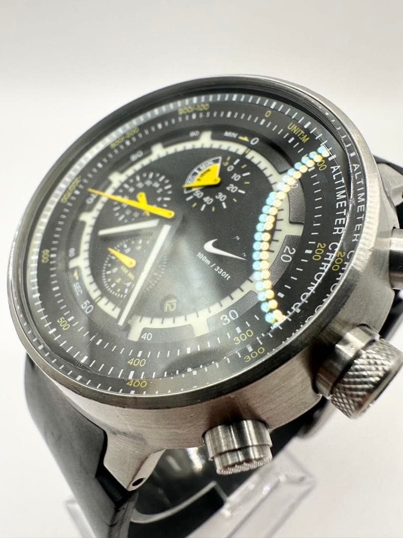 NIKE ナイキ ランス　アームストロング　WA0056 ブラック クォーツ