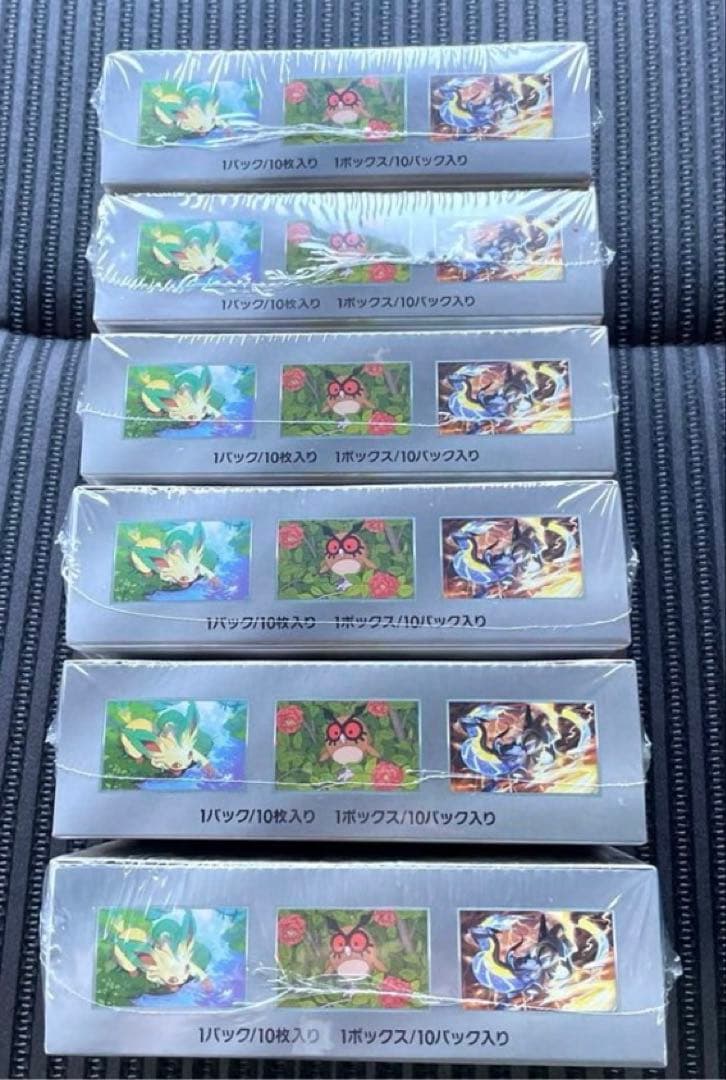 【新品未開封】ポケモンカード　テラスタルフェスex ６BOX シュリンク付き