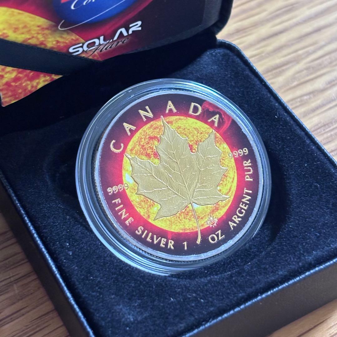 【メイプル銀貨】 スペースコレクション ソーラーフレア2015