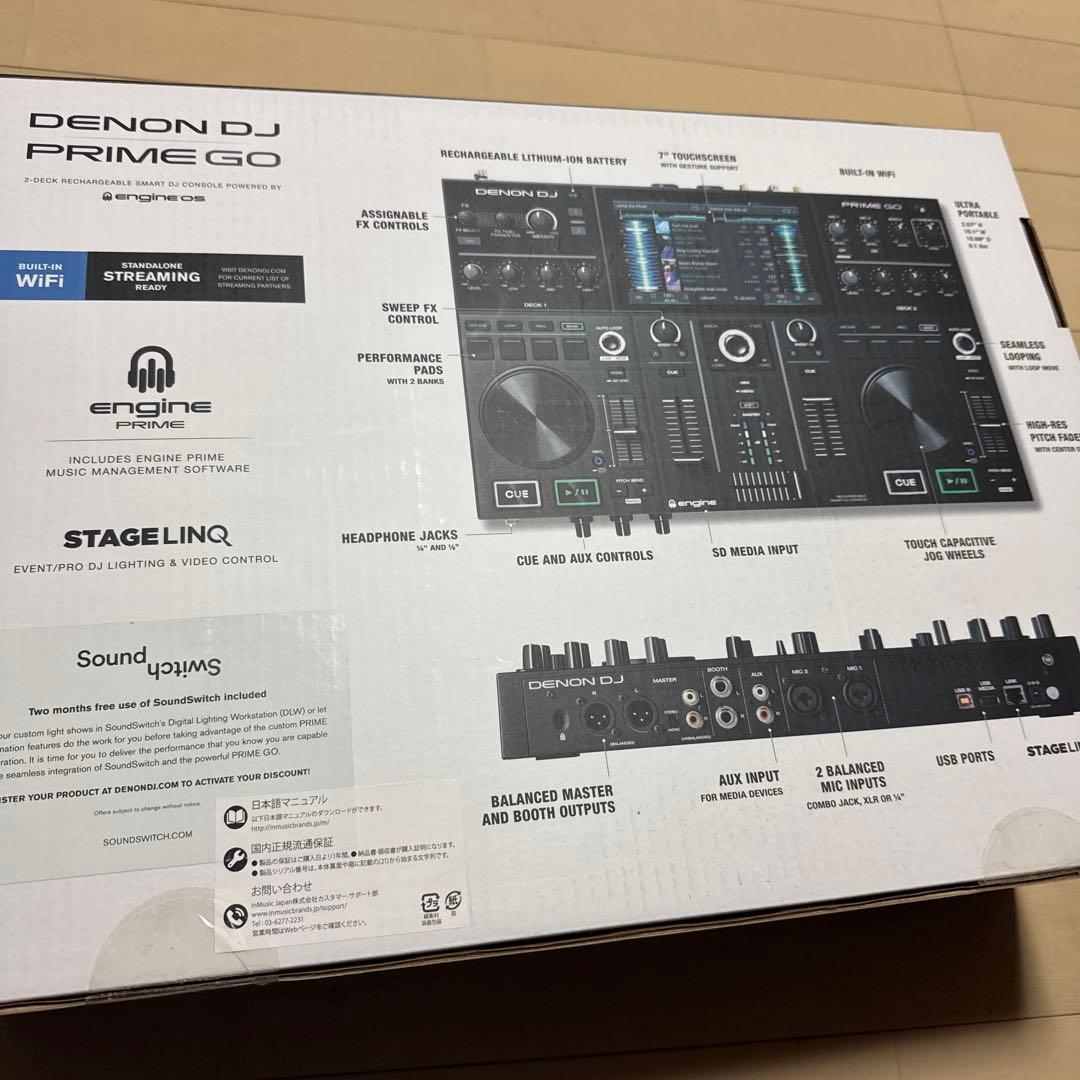 【美品】DENON DJ PRIME GO +UDG専用ケース+箱付き