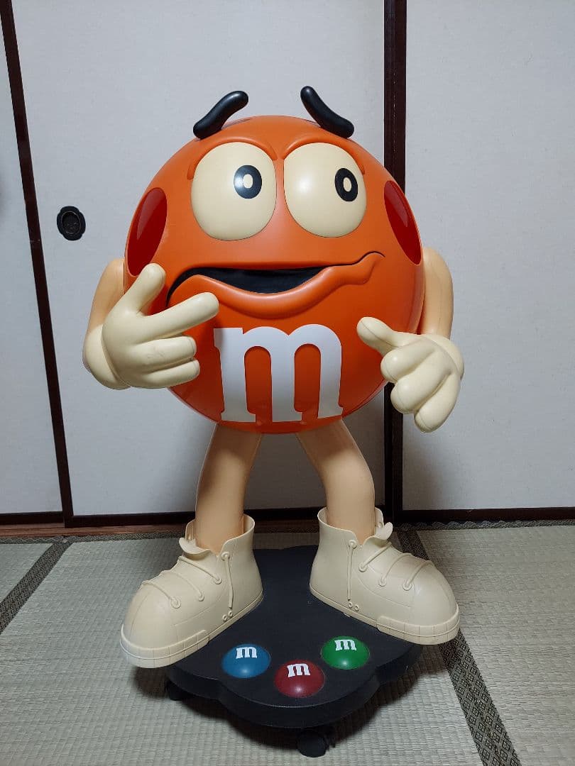 M&M's オレンジキャラクター像 約90cm