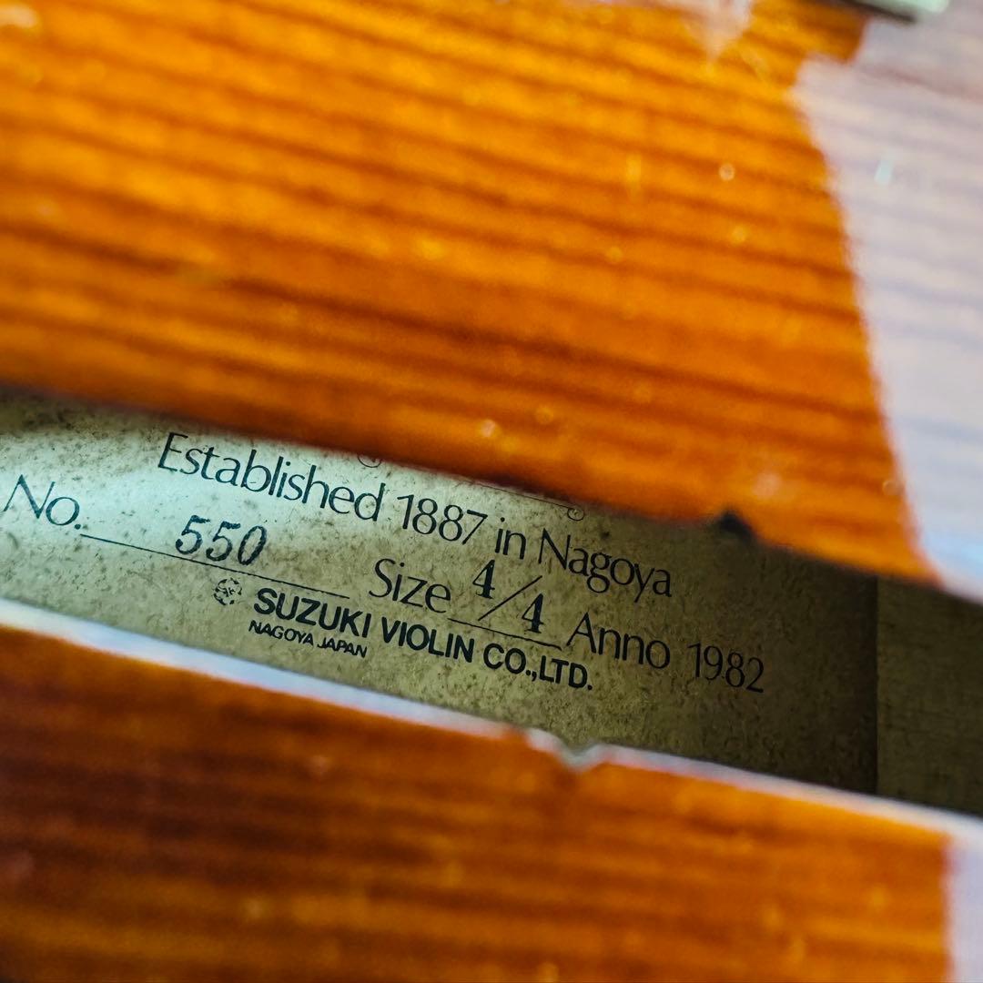 SUZUKI バイオリン　NO550 サイズ4/4