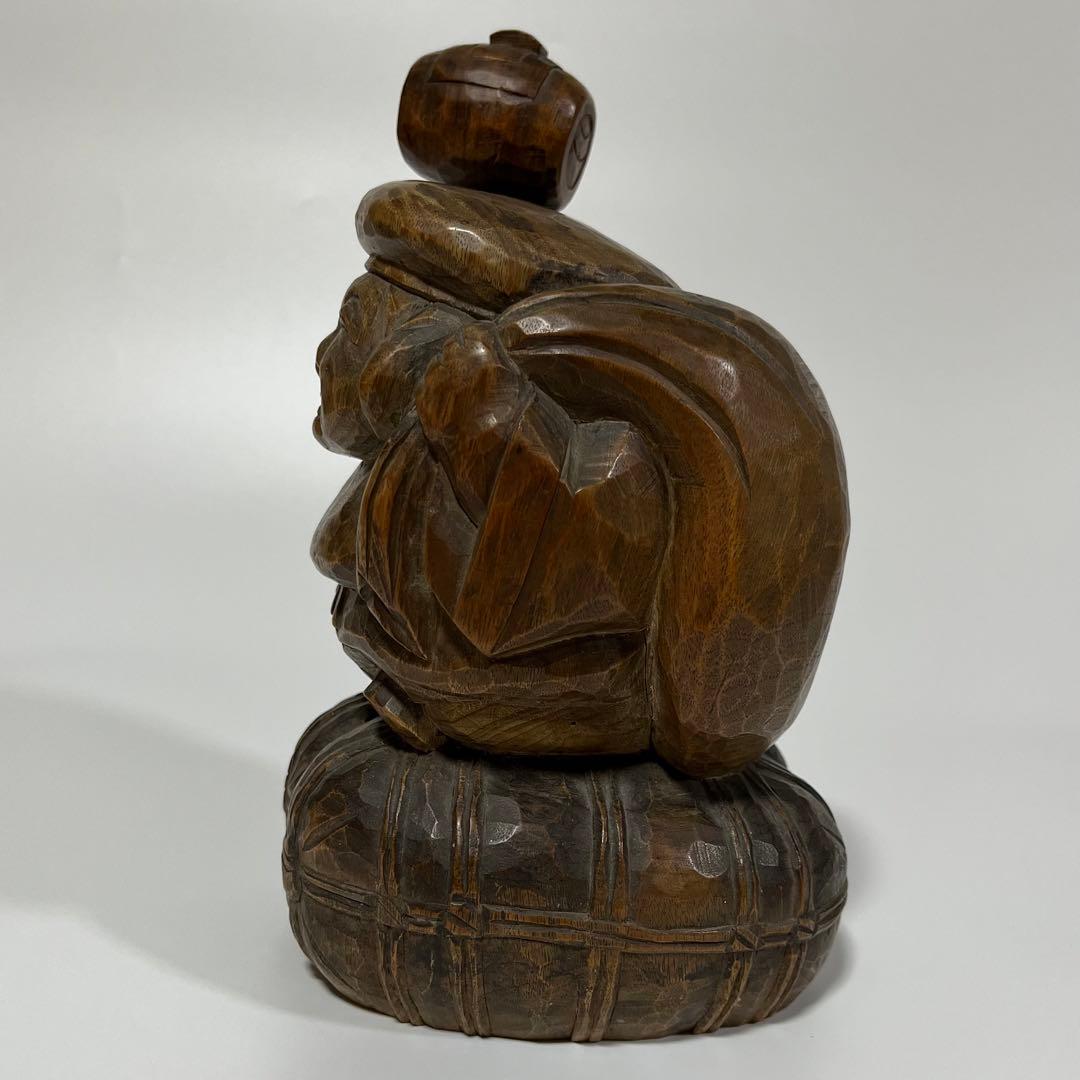 大国様　欅製　木彫り