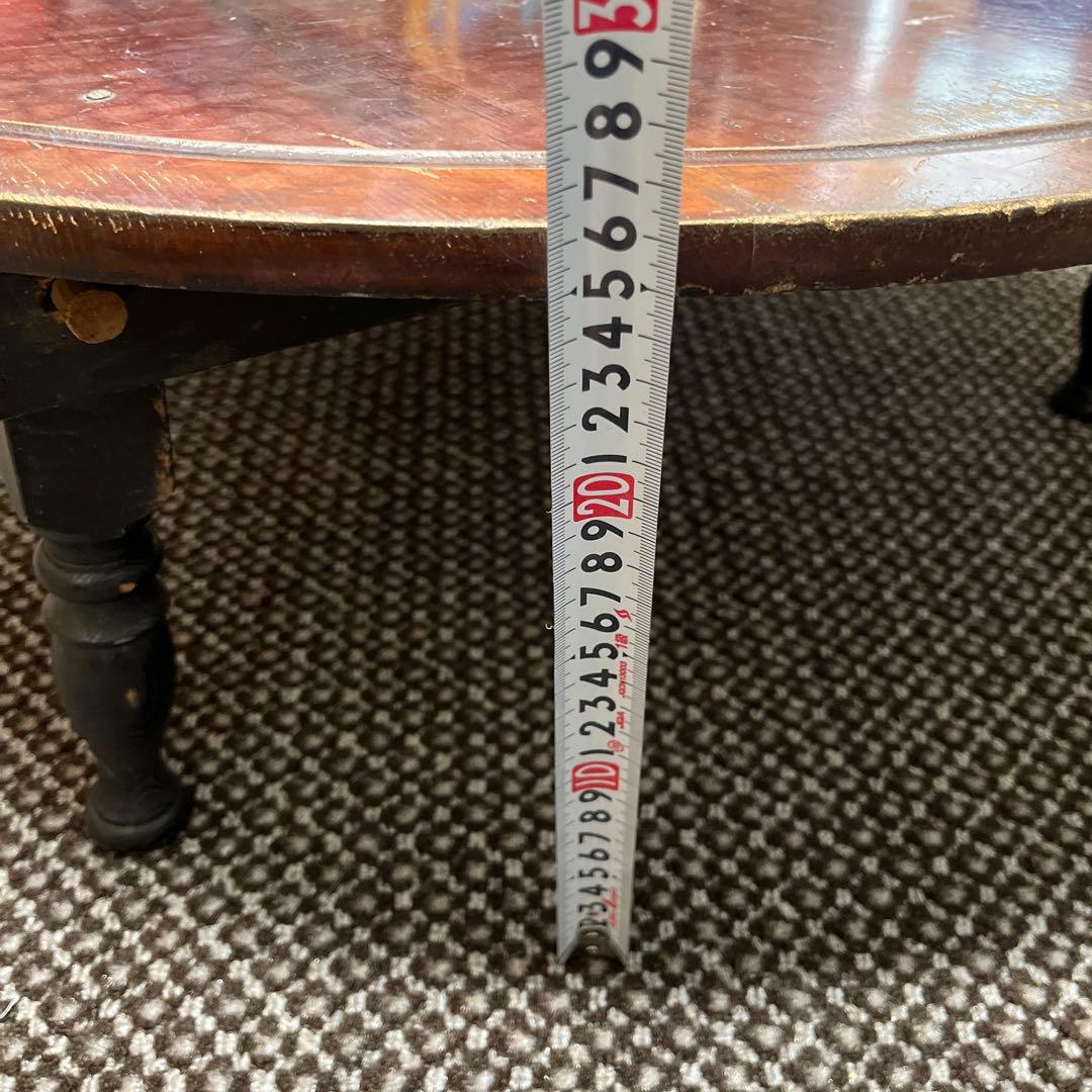 古道具　昭和レトロ感が素敵　ちゃぶ台　座卓　丸テーブル