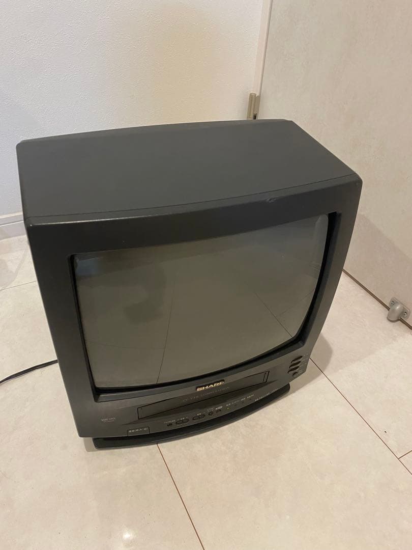 【動作品 】SHARP VT-14M40 カラーテレビ テレビデオ