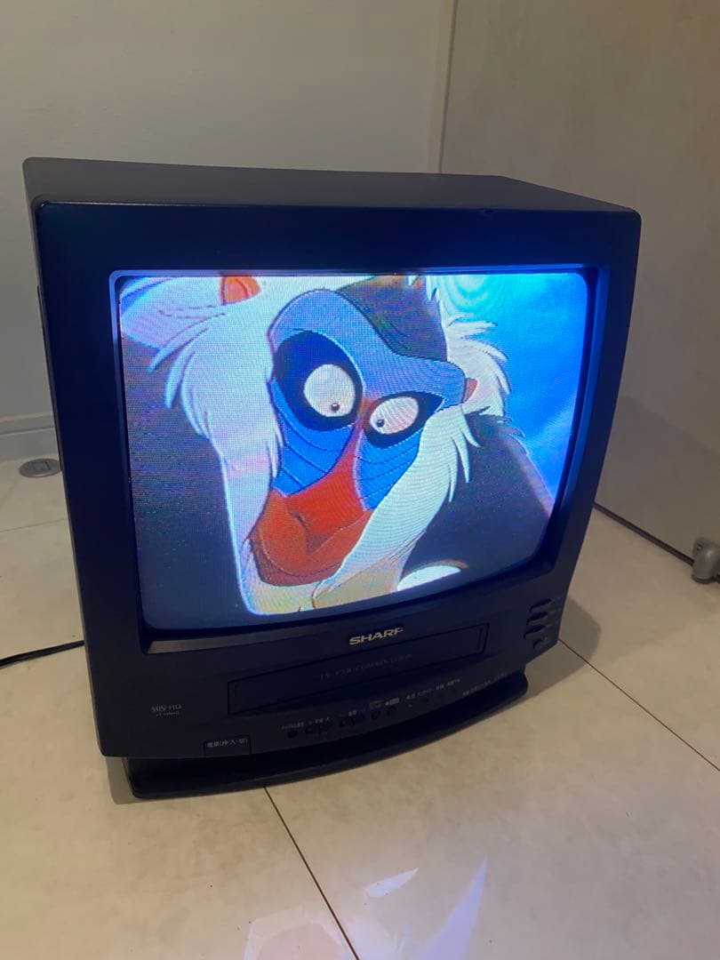 【動作品 】SHARP VT-14M40 カラーテレビ テレビデオ
