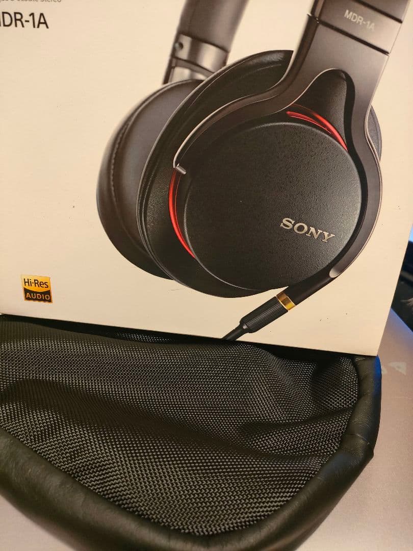 SONY 密閉形ヘッドホン MDR-1Aハイレゾ対応 　交換用イヤパッド付き