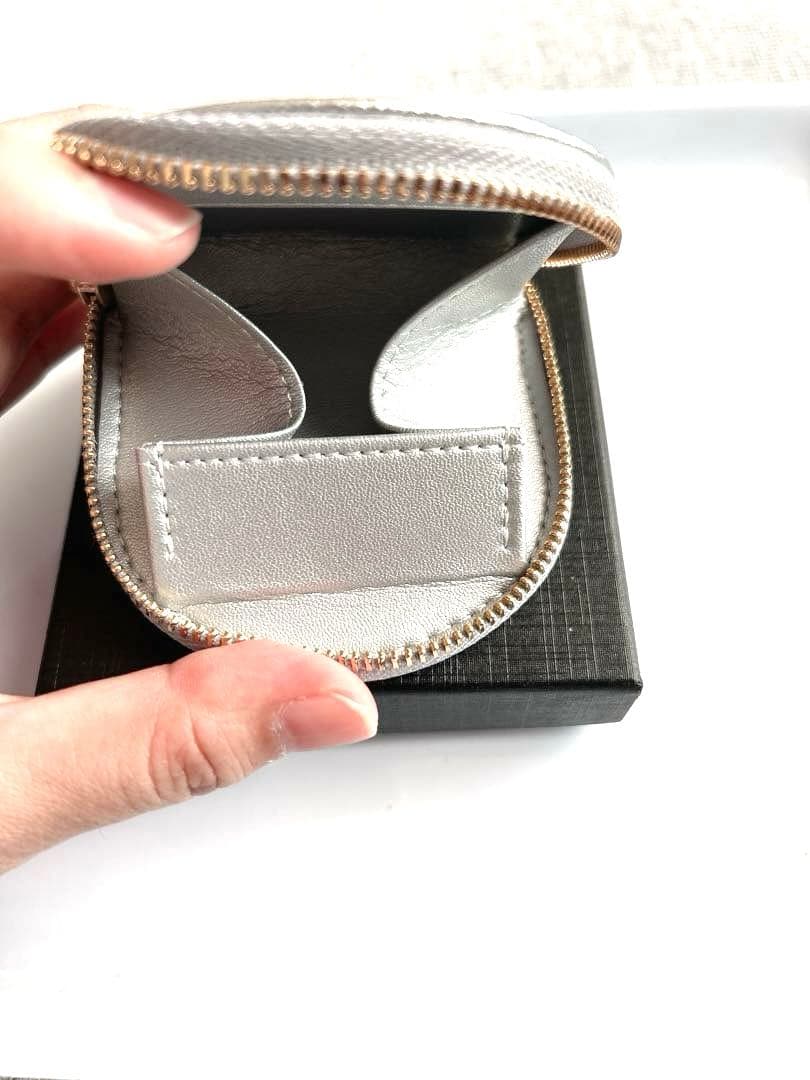 皇居財布　ケース　シルバー