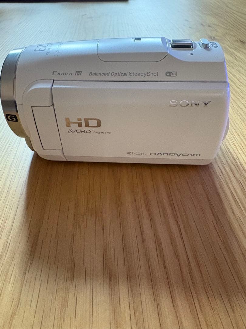 ソニー　ビデオカメラ　SONY HDR-CX680 ハンディカム HD ホワイト