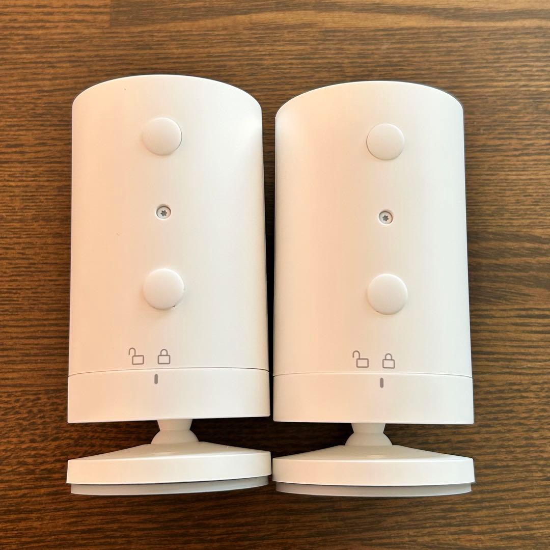 【未使用】リング防犯カメラ/2台セット/予備バッテリー付