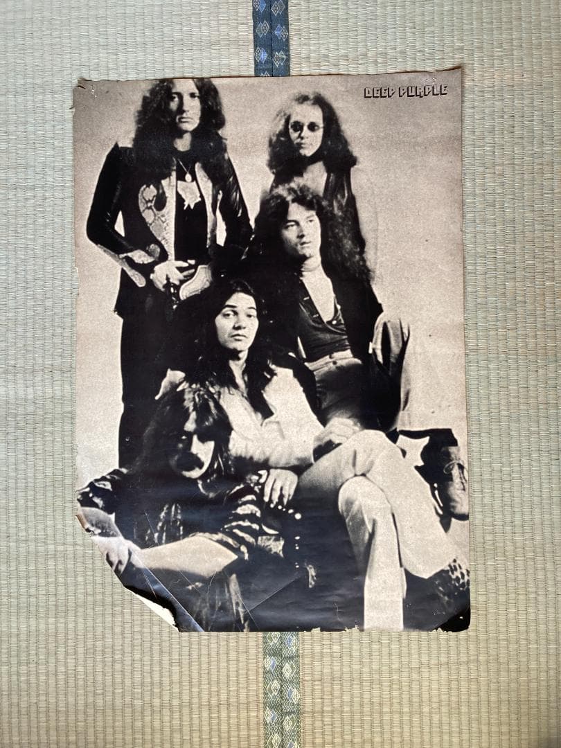 希少 Deep Purple ポスター ディープパープル